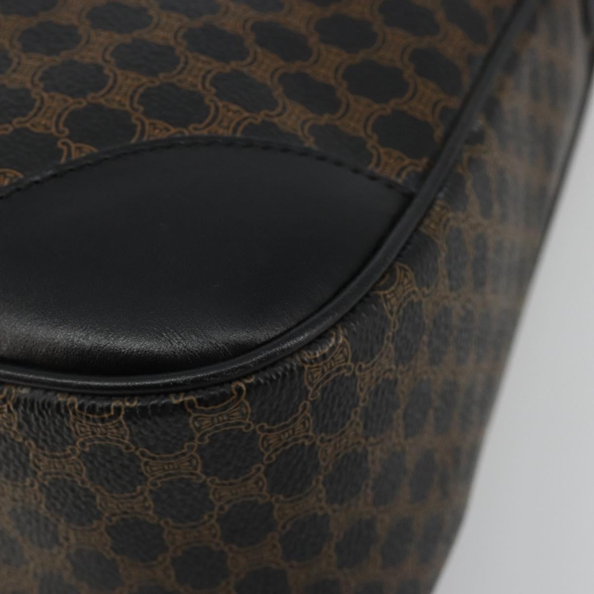 GUCCI GG Canvas Schultertasche Schwarz Gold 