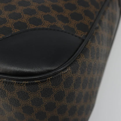 GUCCI GG Canvas Schultertasche Schwarz Gold 