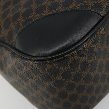 GUCCI GG Canvas Schultertasche Schwarz Gold 