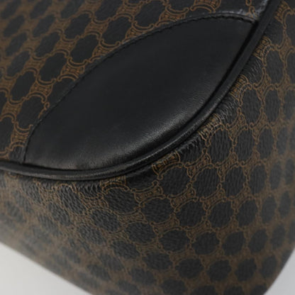 GUCCI GG Canvas Schultertasche Schwarz Gold 