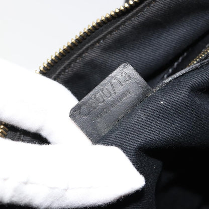 GUCCI GG Canvas Schultertasche Schwarz Gold 