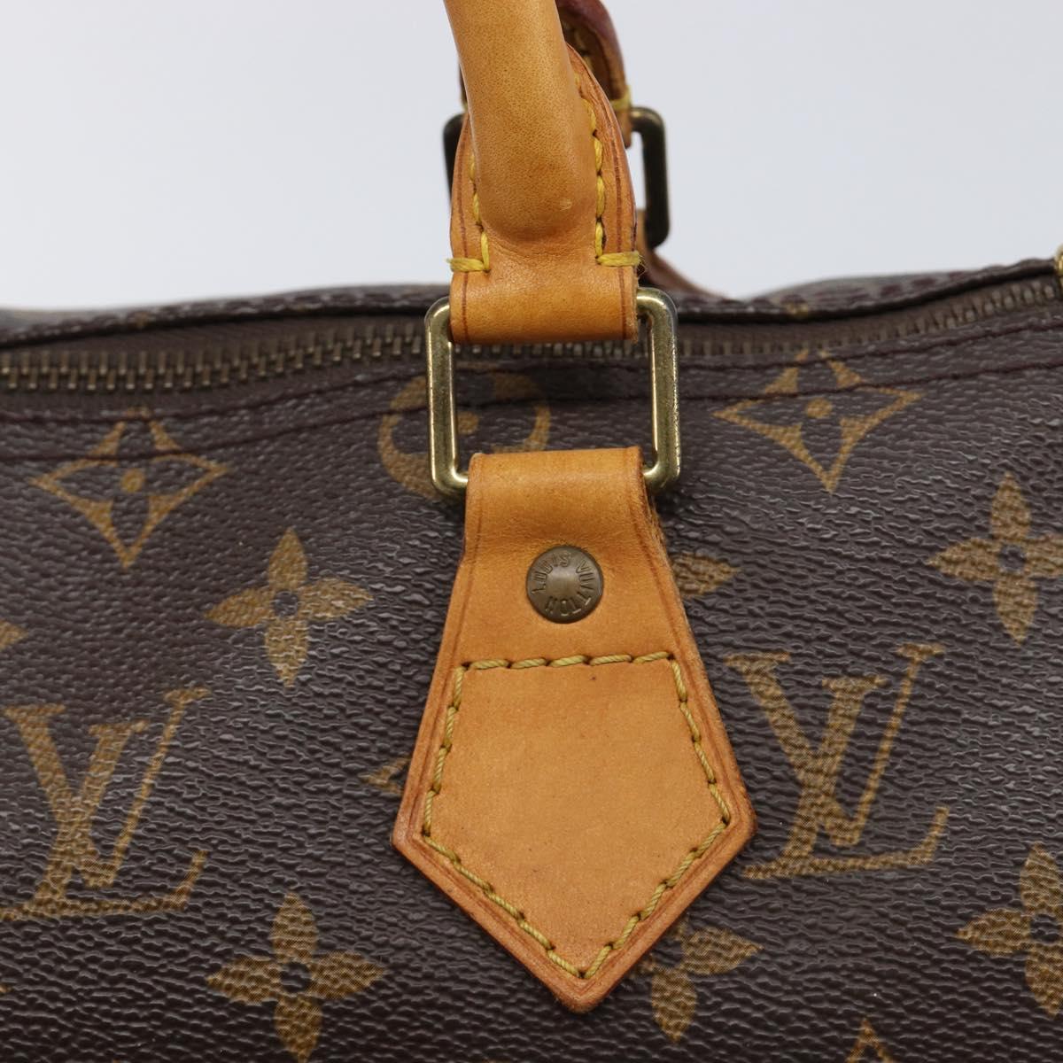 LOUIS VUITTON Monogram Speedy 25 Handtasche (mit Staubbeutel, Vorhängeschloss und Schlüssel×1) 