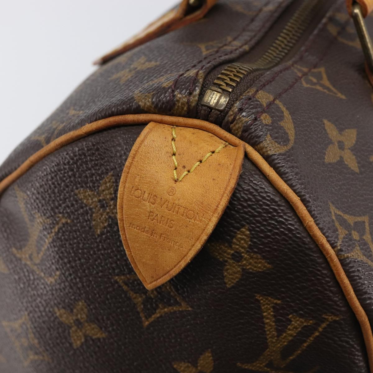 LOUIS VUITTON Monogram Speedy 25 Handtasche (mit Staubbeutel, Vorhängeschloss und Schlüssel×1) 