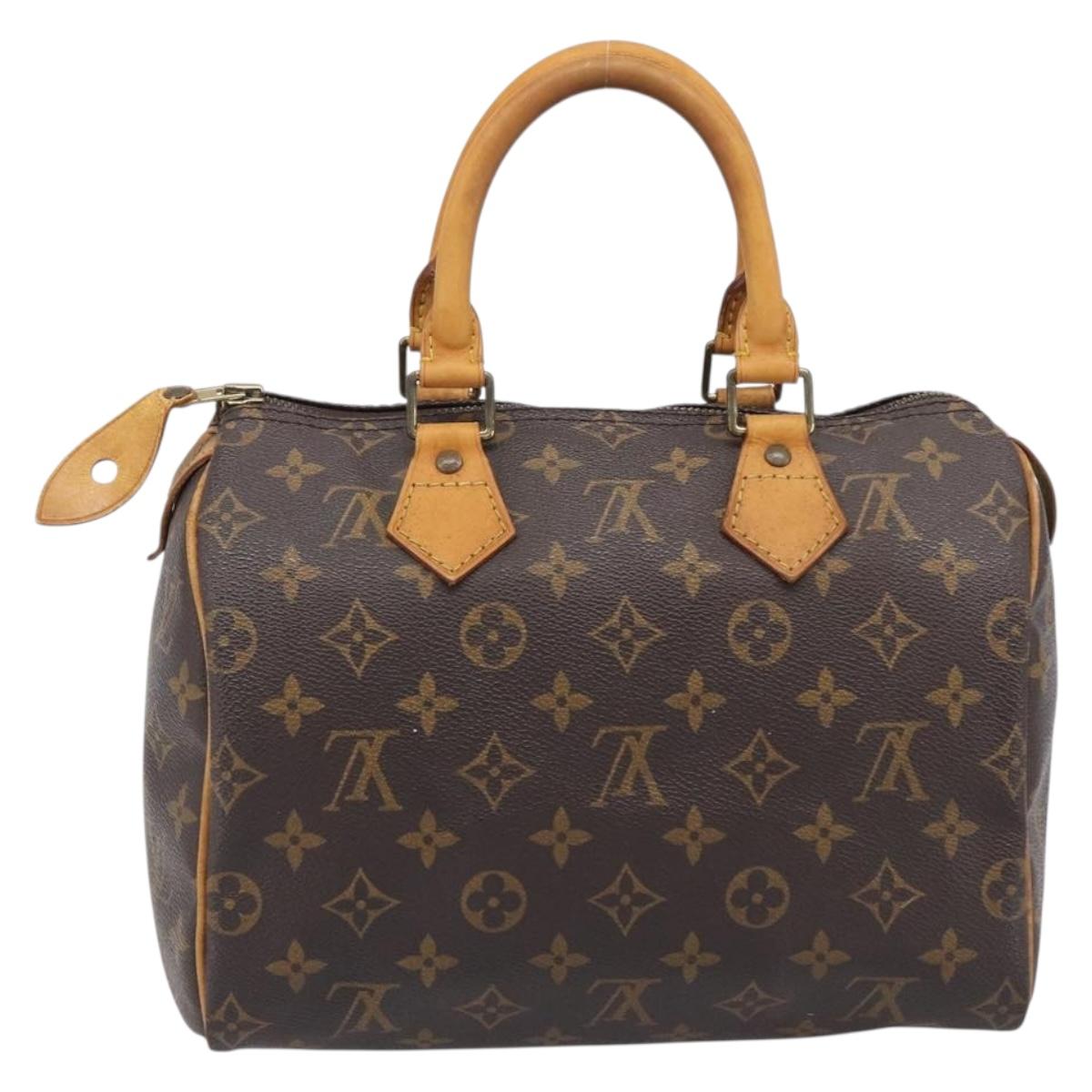 LOUIS VUITTON Monogram Speedy 25 Handtasche (mit Staubbeutel, Vorhängeschloss und Schlüssel×1) 