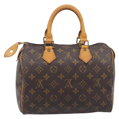 LOUIS VUITTON Monogram Speedy 25 Handtasche (mit Staubbeutel, Vorhängeschloss und Schlüssel×1) 