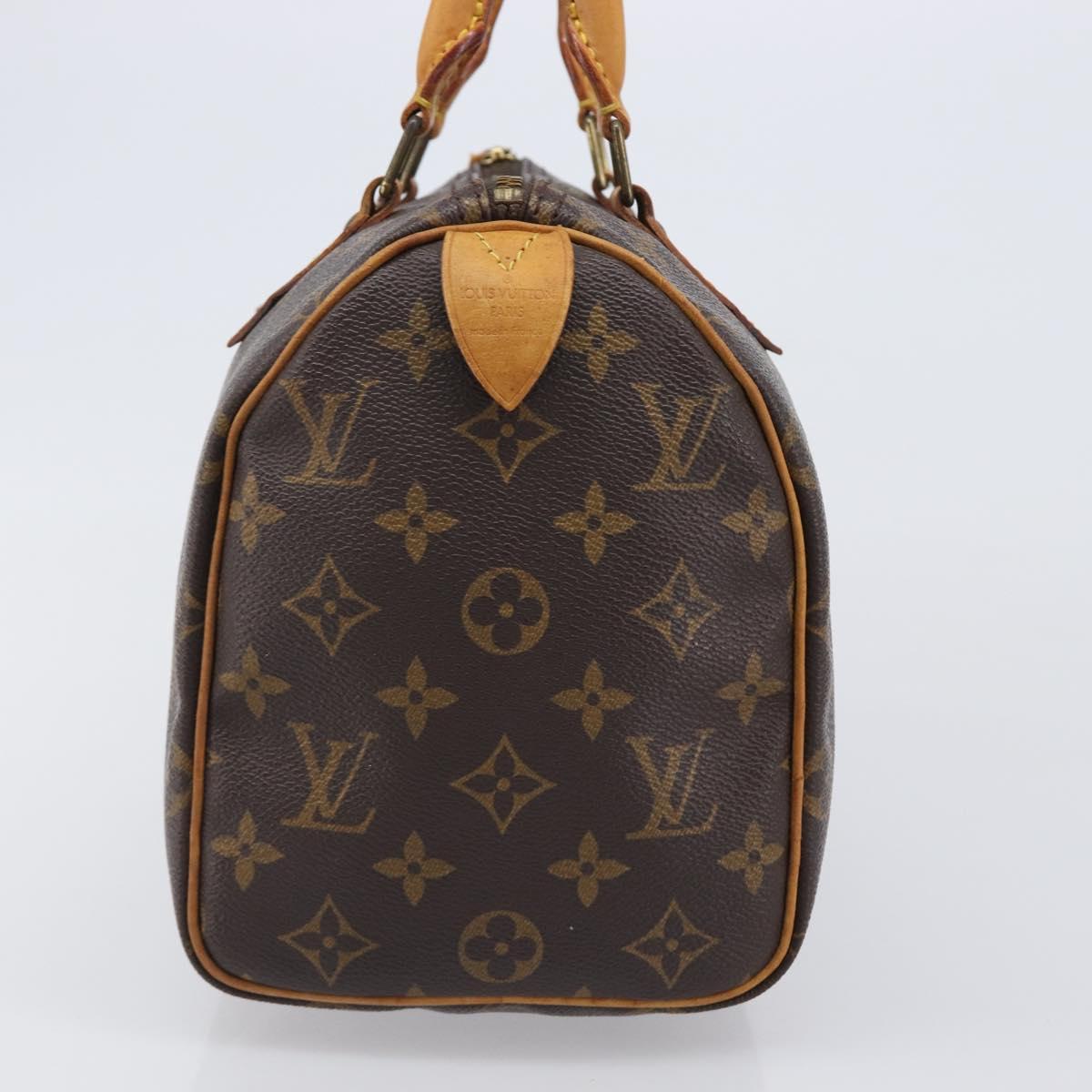 LOUIS VUITTON Monogram Speedy 25 Handtasche (mit Staubbeutel, Vorhängeschloss und Schlüssel×1) 