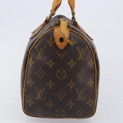 LOUIS VUITTON Monogram Speedy 25 Handtasche (mit Staubbeutel, Vorhängeschloss und Schlüssel×1) 