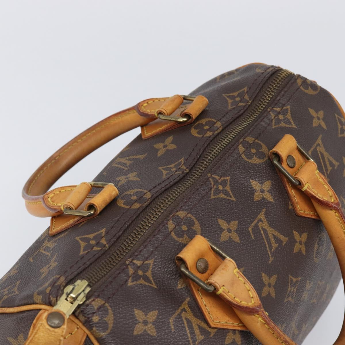 LOUIS VUITTON Monogram Speedy 25 Handtasche (mit Staubbeutel, Vorhängeschloss und Schlüssel×1) 