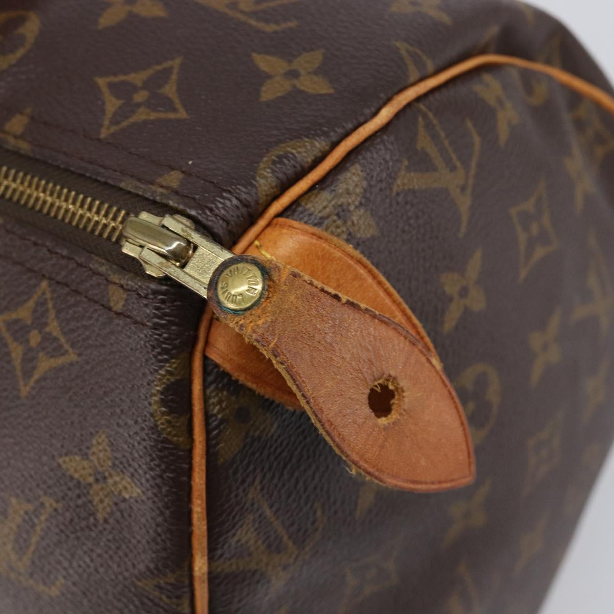 Louis Vuitton Monogram Speedy 25 Hand Bag (200486)