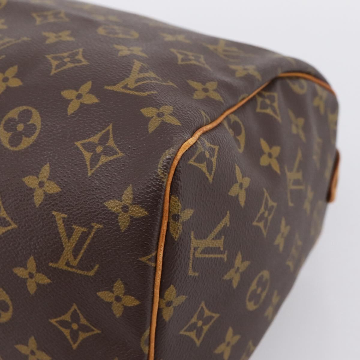 LOUIS VUITTON Monogram Speedy 30 Handtasche / Auth 078 