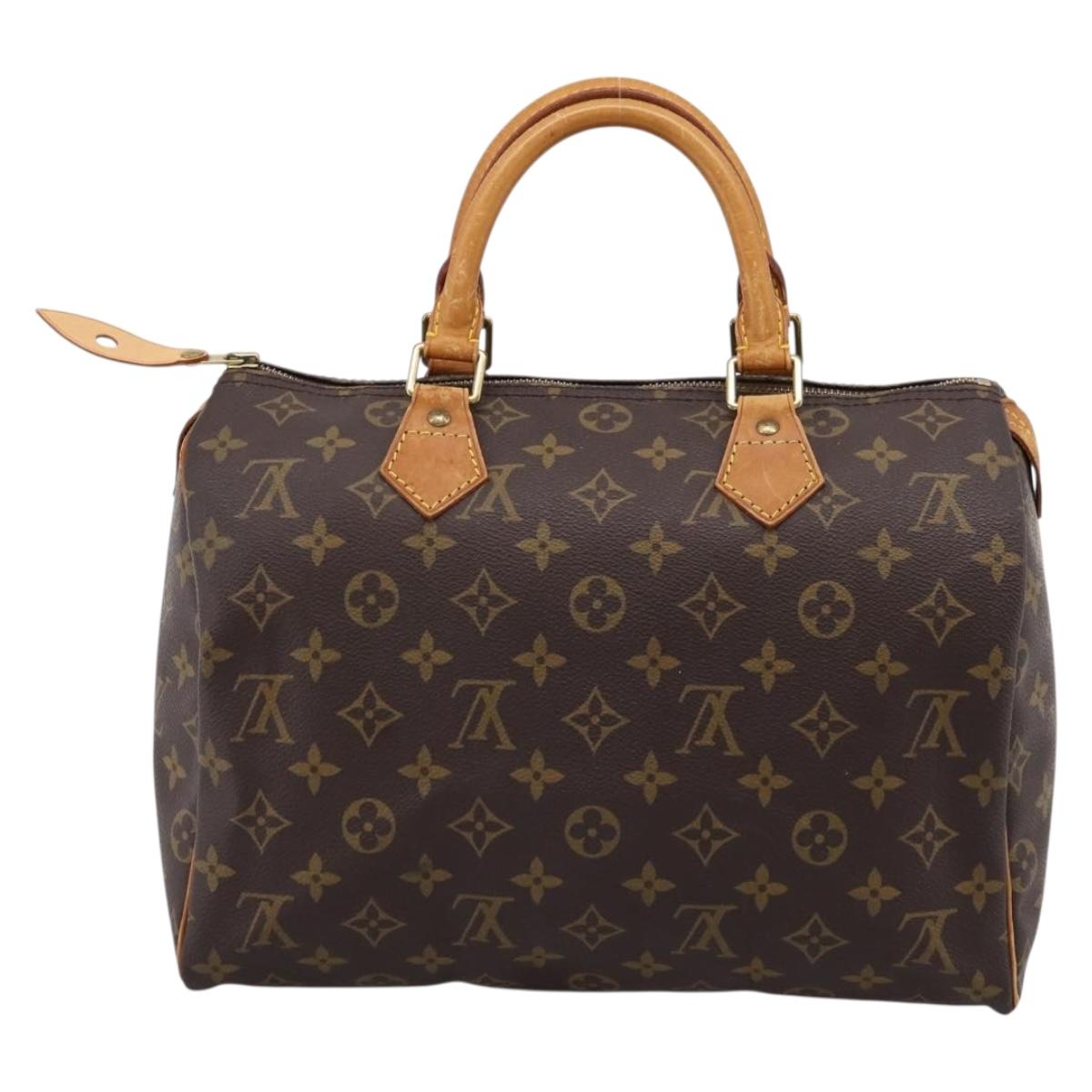 LOUIS VUITTON Monogram Speedy 30 Handtasche / Auth 078 