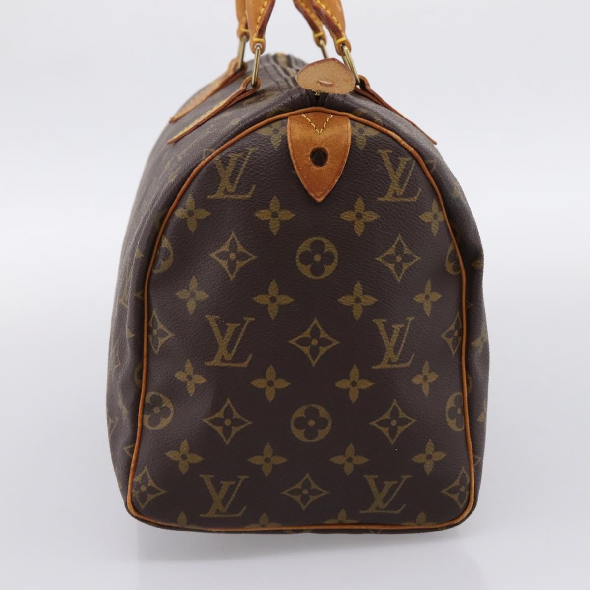 LOUIS VUITTON Monogram Speedy 30 Handtasche / Auth 078 