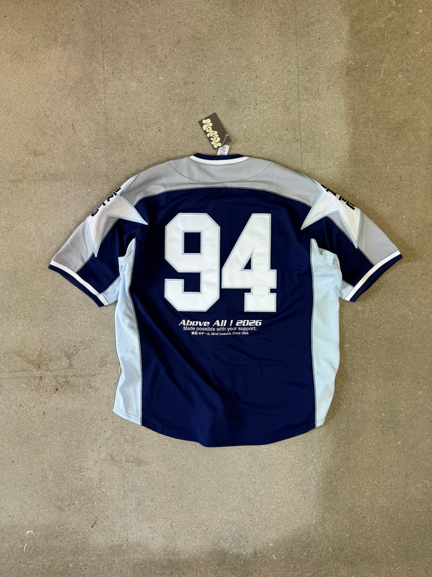 ss26 SUPREME ® Stars Baseball Jersey navy/white size L