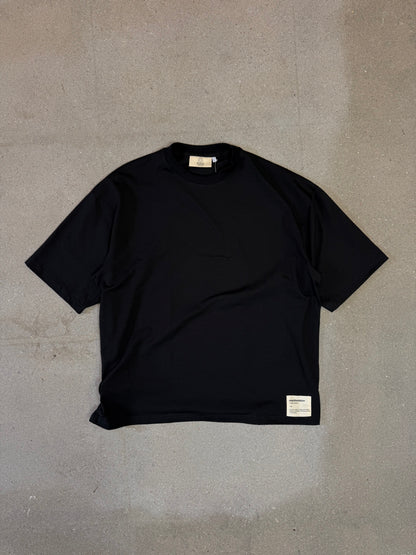 Schwarz/Weißes Manifestation Heavyweight Boxy Statement T-Shirt (hergestellt in NL 🇳🇱)