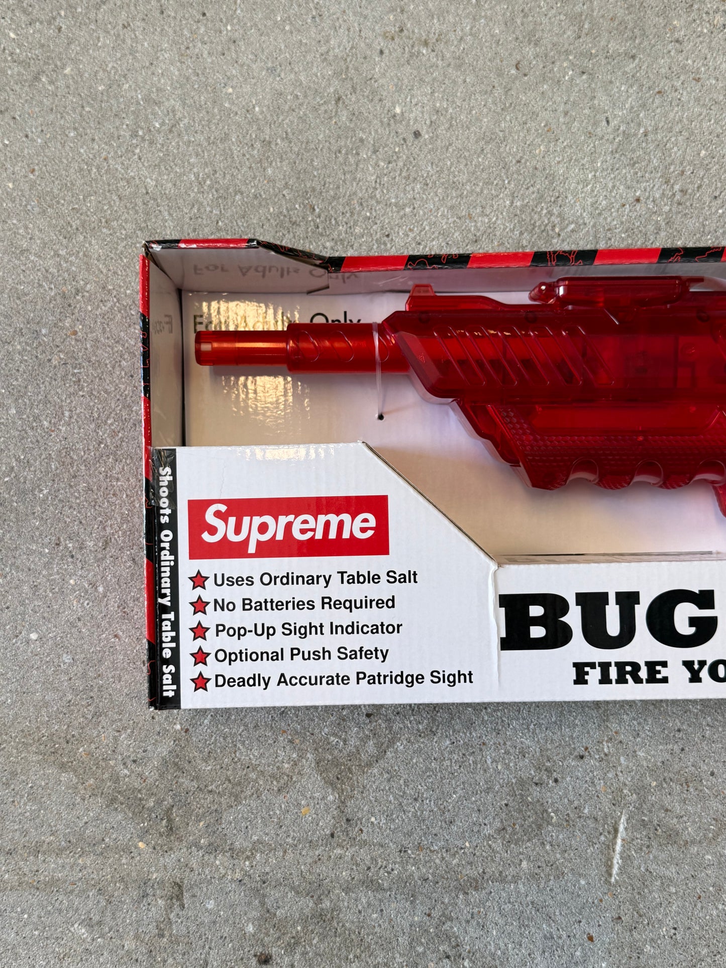 ss26 SUPREME ® Bug-A-Salt 3.0 Red Supreme-branded