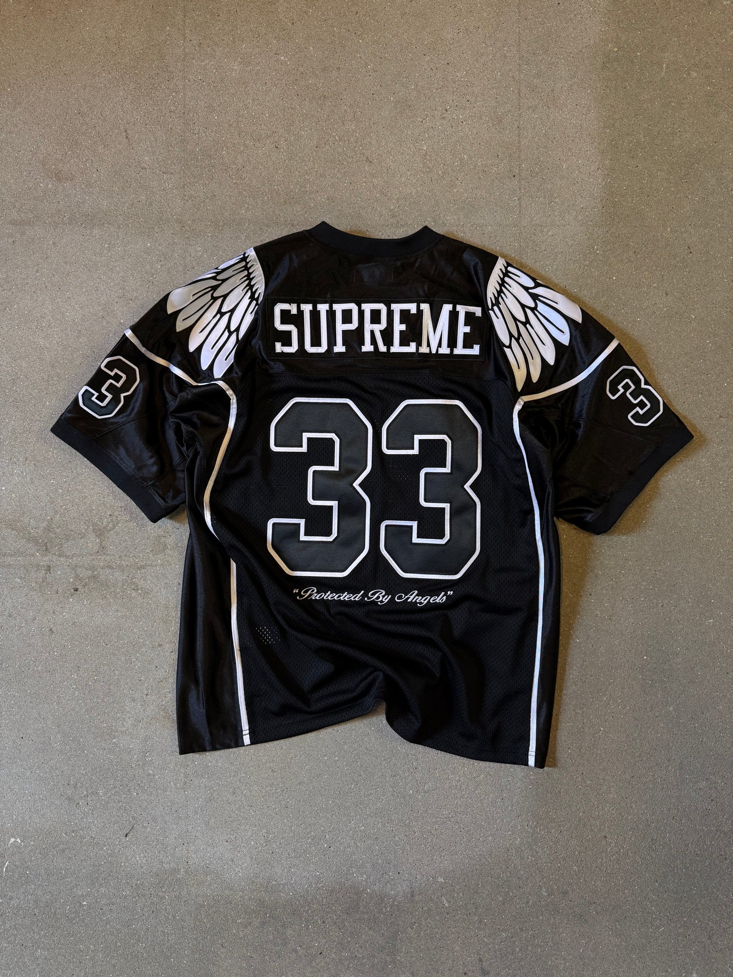 ss26 SUPREME ® Wings Football Jersey Black size XL