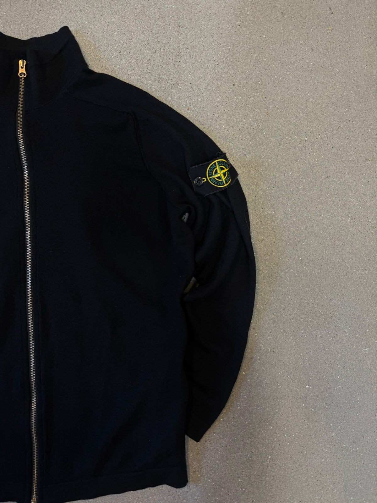 Vintage Stone Island Zip Wool Cardigan (L/XL)