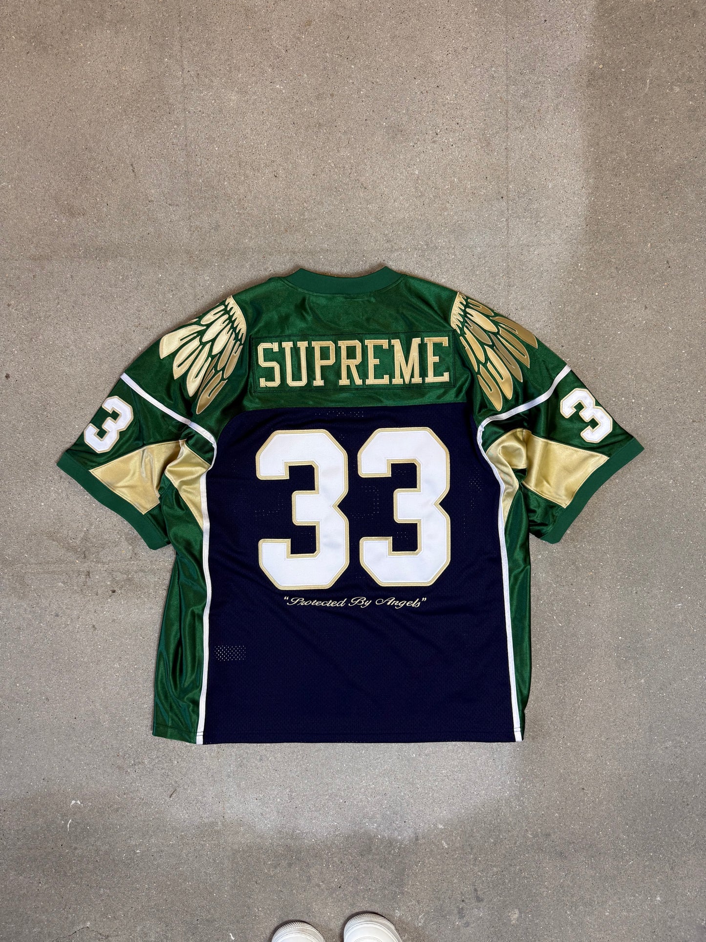 ss26 SUPREME ® Wings Football Jersey Green size XL
