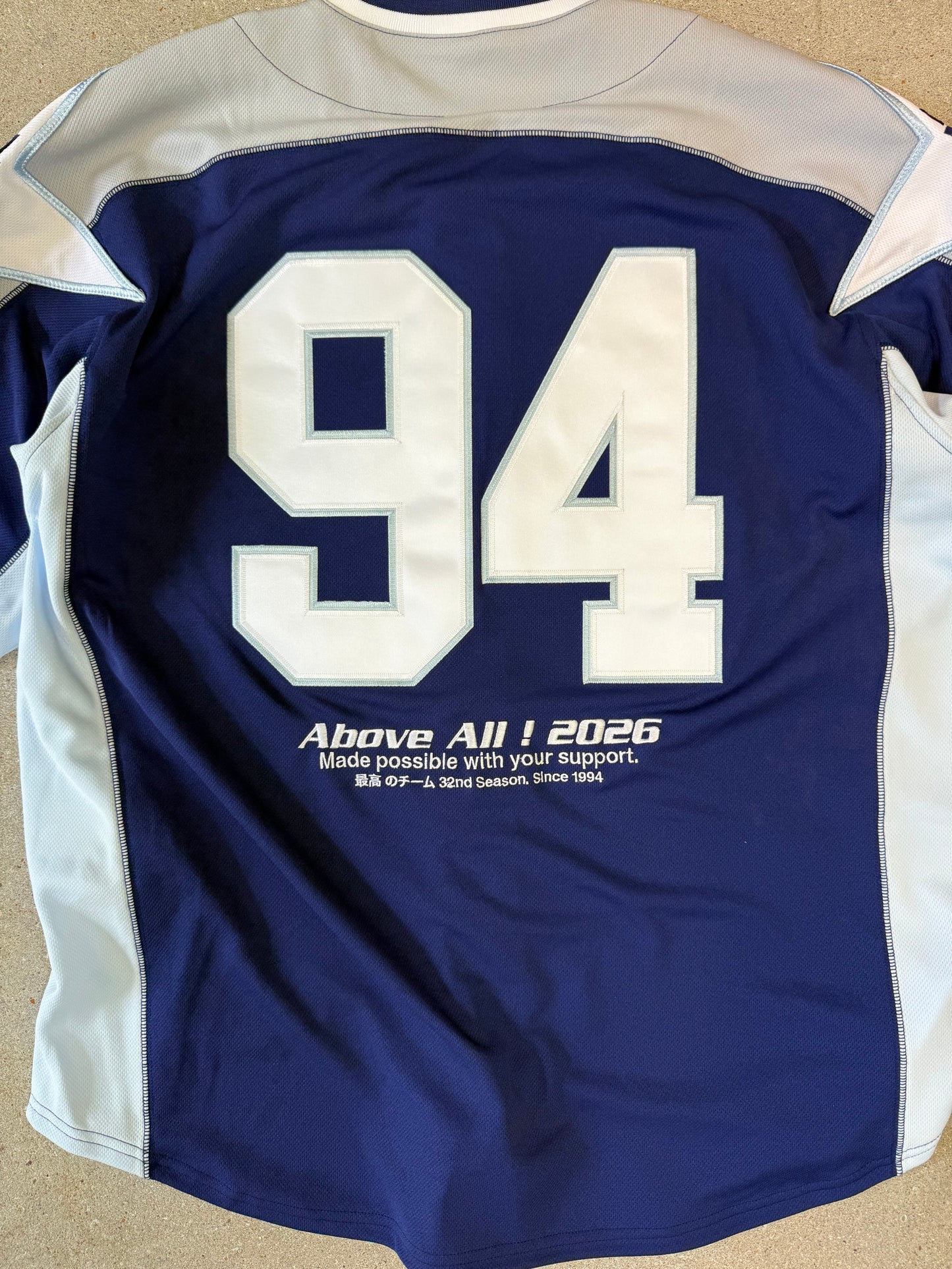ss26 SUPREME ® Stars Baseball Jersey navy/white size L