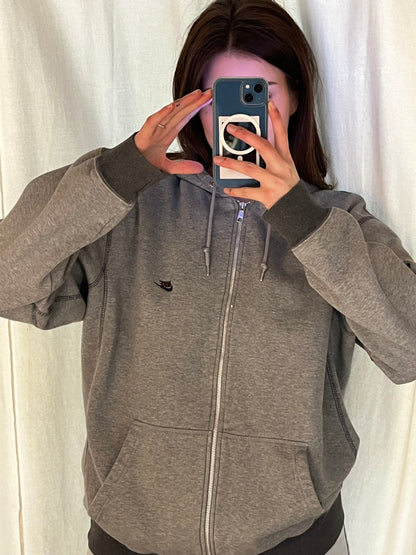 GRAUER VINTAGE NIKE ZIP HOODIE (XXL)