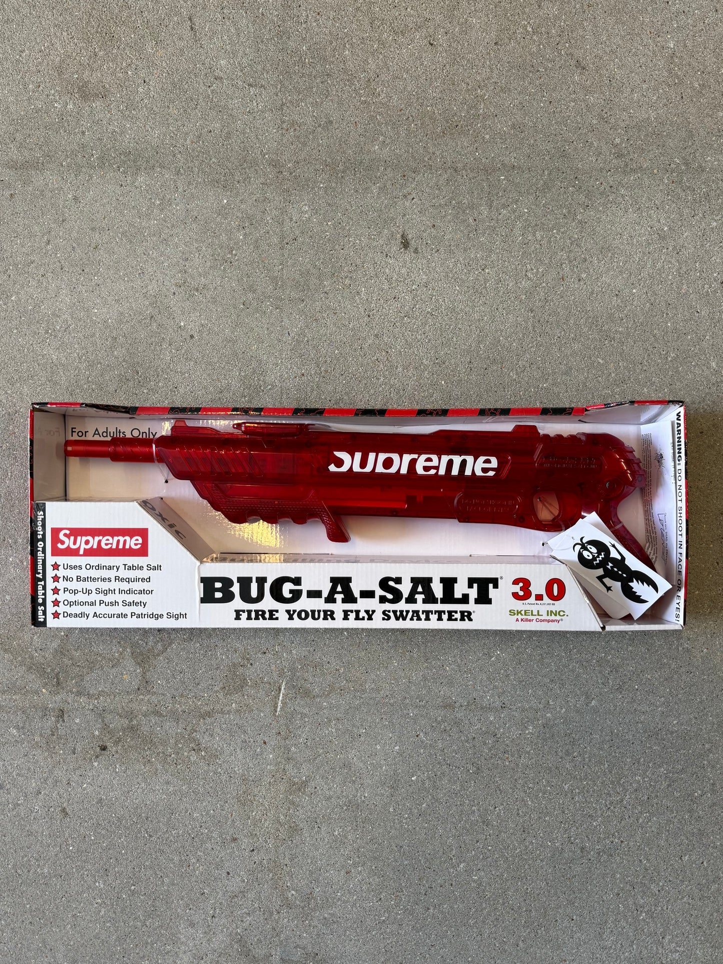 ss26 SUPREME ® Bug-A-Salt 3.0 Red Supreme-branded