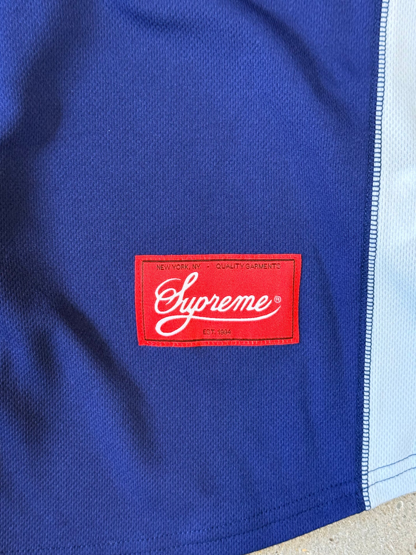 ss26 SUPREME ® Stars Baseball Jersey navy/white size L