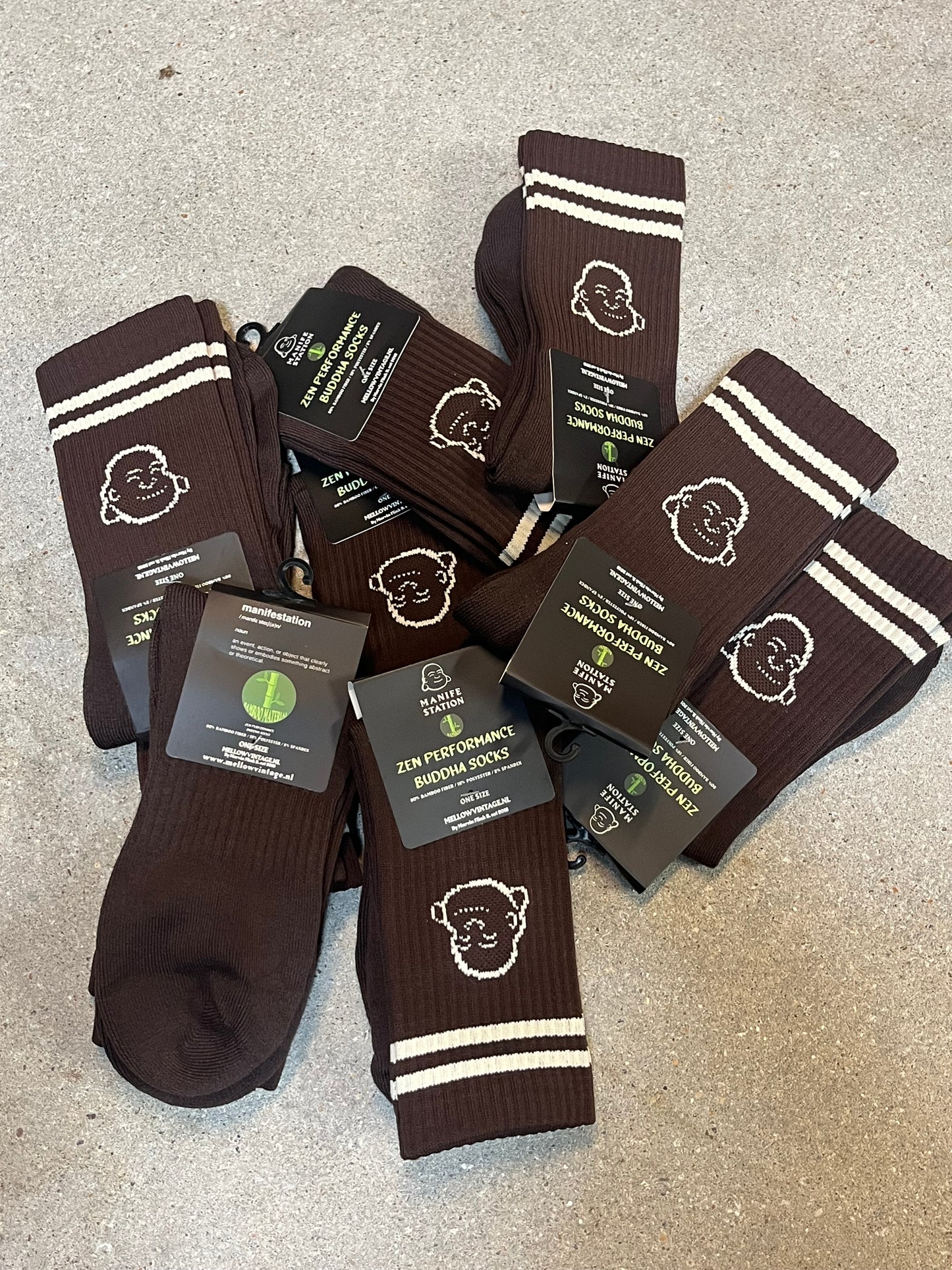 (MORE COLORS) Manifestation Zen Performance Bamboo Buddha Sock 🎍