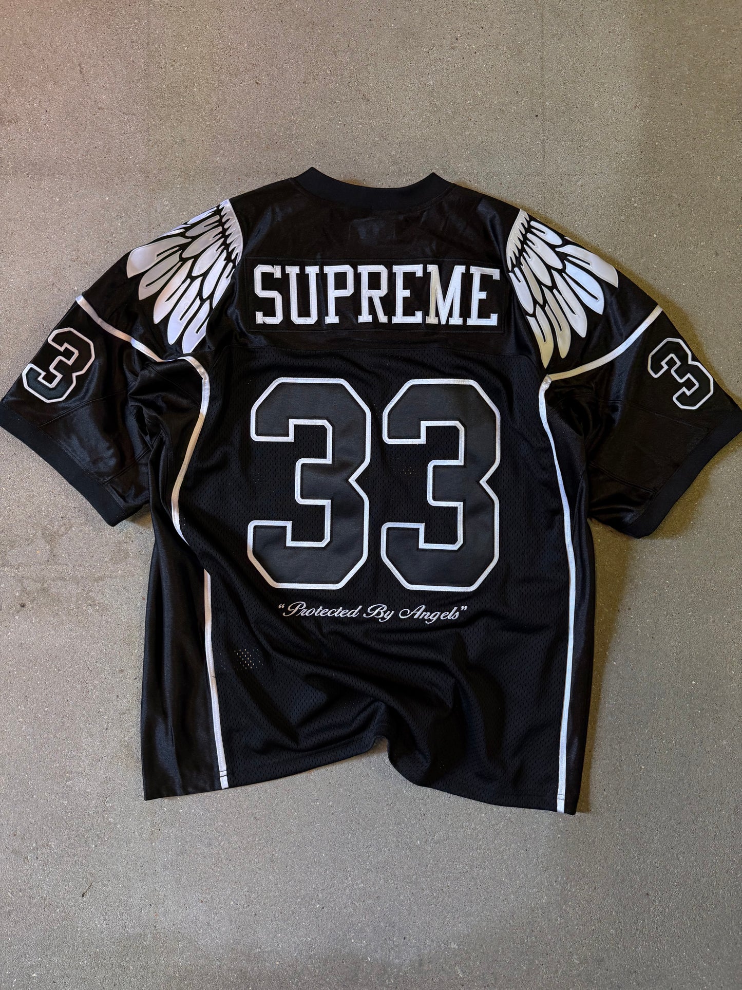 ss26 SUPREME ® Wings Football Jersey Black size XL