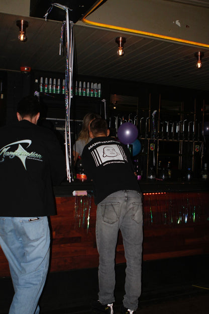 COMING SOON!! Black/Green Manifestation y2k Statement Longsleeve Tee (made in NL 🇳🇱)