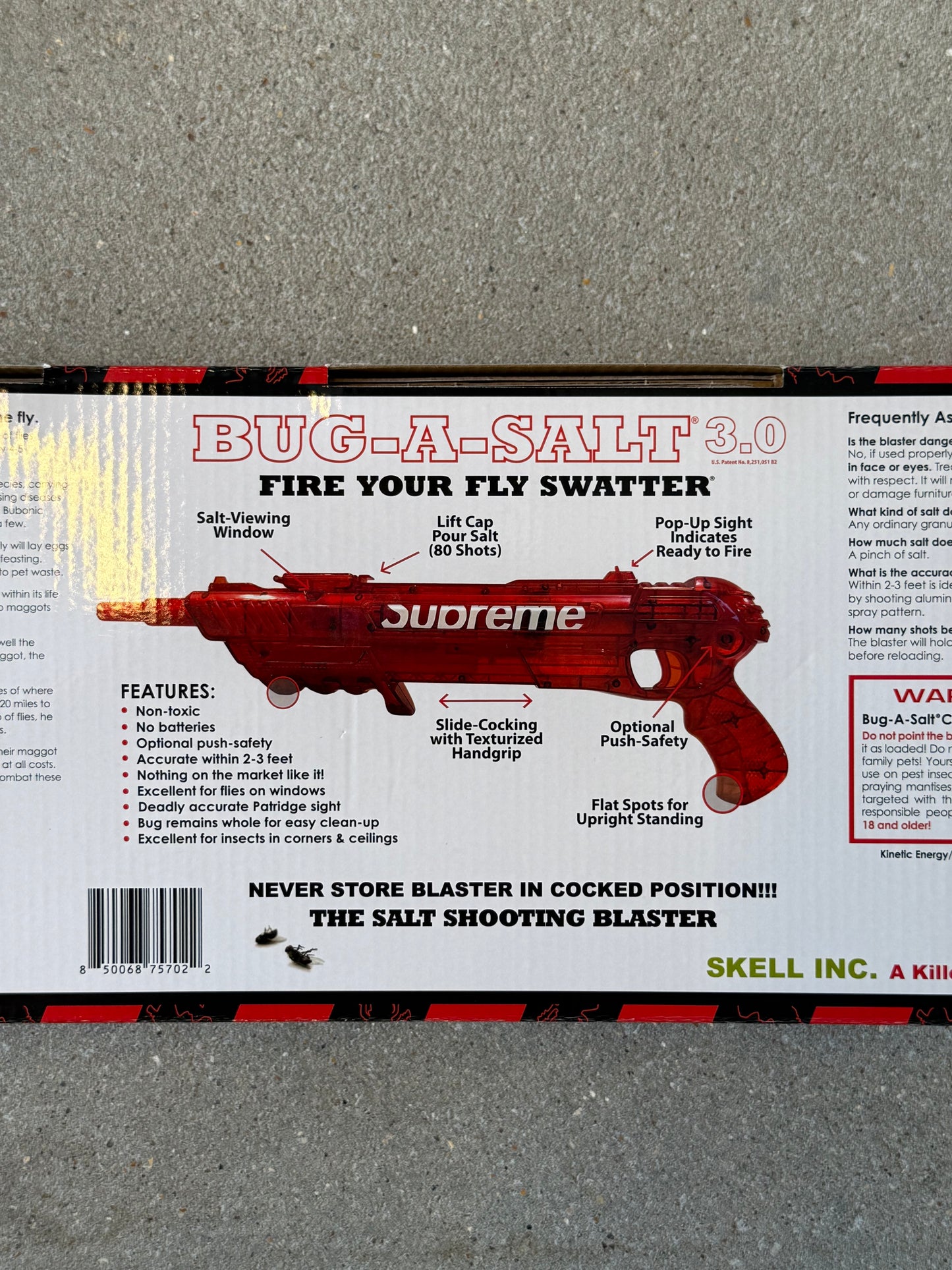 ss26 SUPREME ® Bug-A-Salt 3.0 Red Supreme-branded