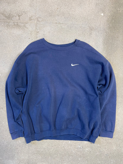 NAVYGRAUES VINTAGE STÜSSY REWORK SWEATSHIRT (XL)