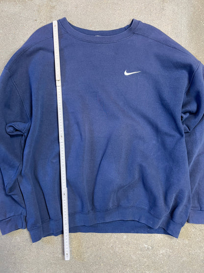 NAVYGRAUES VINTAGE STÜSSY REWORK SWEATSHIRT (XL)