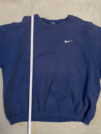 NAVYGRAUES VINTAGE STÜSSY REWORK SWEATSHIRT (XL)