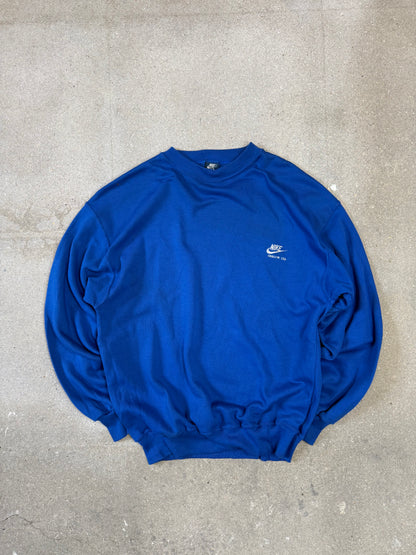MARINEBLAUE VINTAGE-NIKE-JACKE (KLEIN)