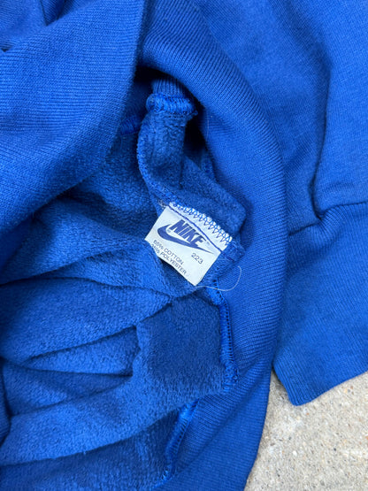MARINEBLAUE VINTAGE-NIKE-JACKE (KLEIN)