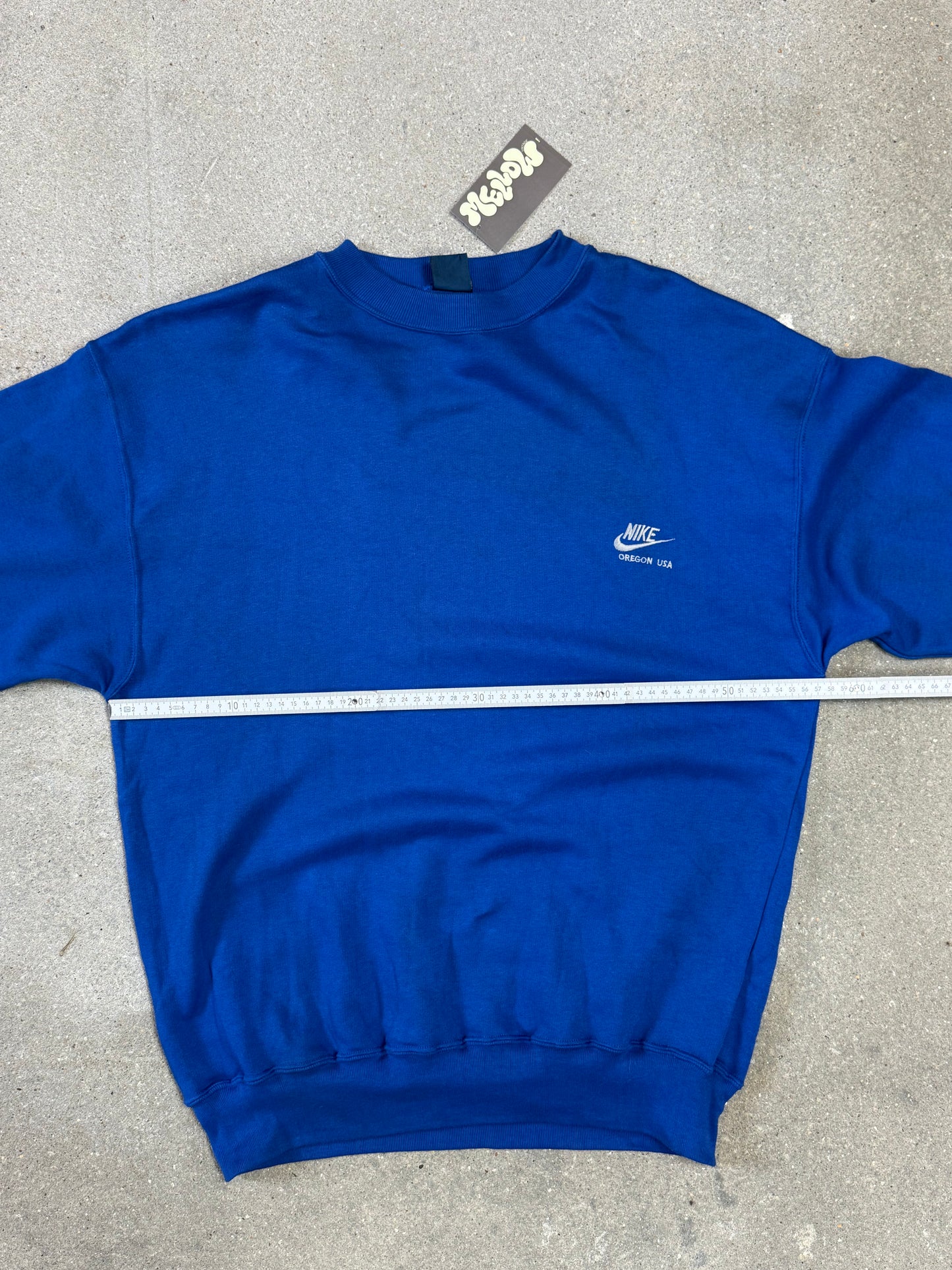 MARINEBLAUE VINTAGE-NIKE-JACKE (KLEIN)