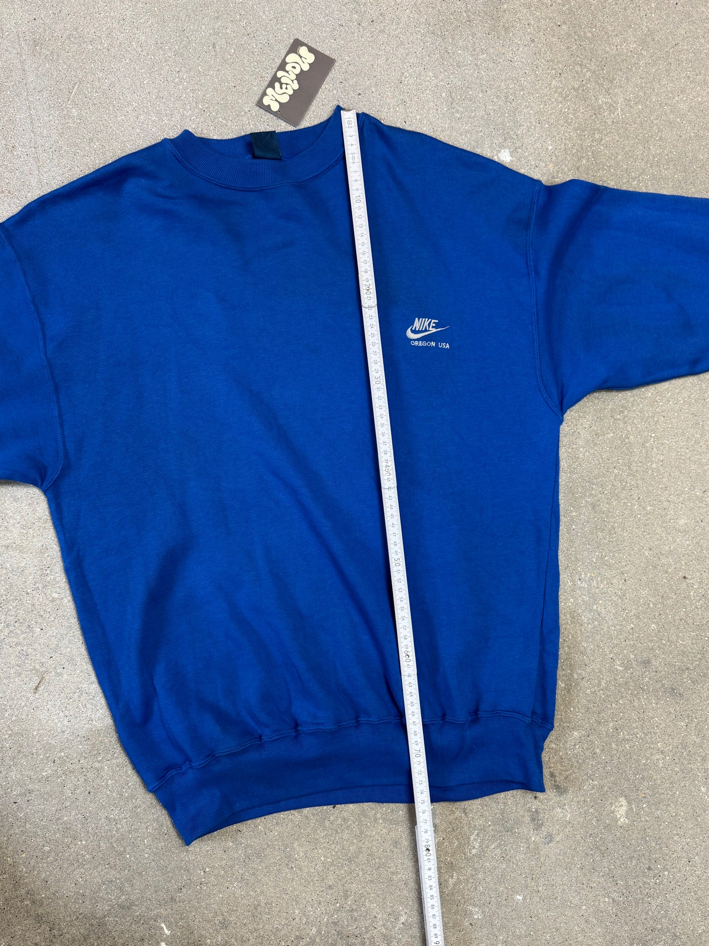 MARINEBLAUE VINTAGE-NIKE-JACKE (KLEIN)