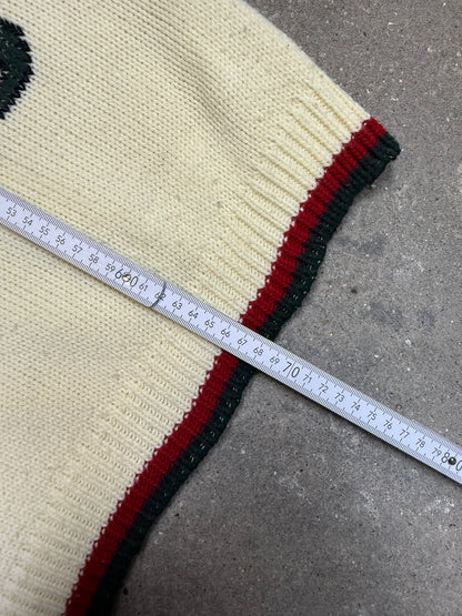 Rare Vintage Denver Makers Coach Union Penguin Boxy Knit in Créme (Size 3. Size L)