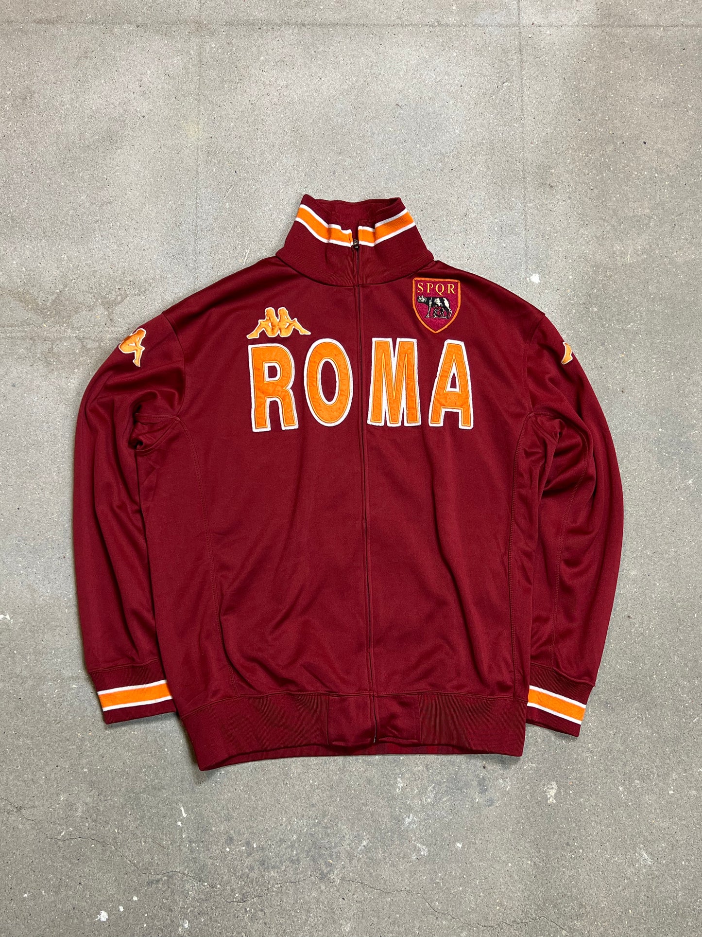 ROTE VINTAGE KAPPA ROMA TRAININGSJACKE (XXL)