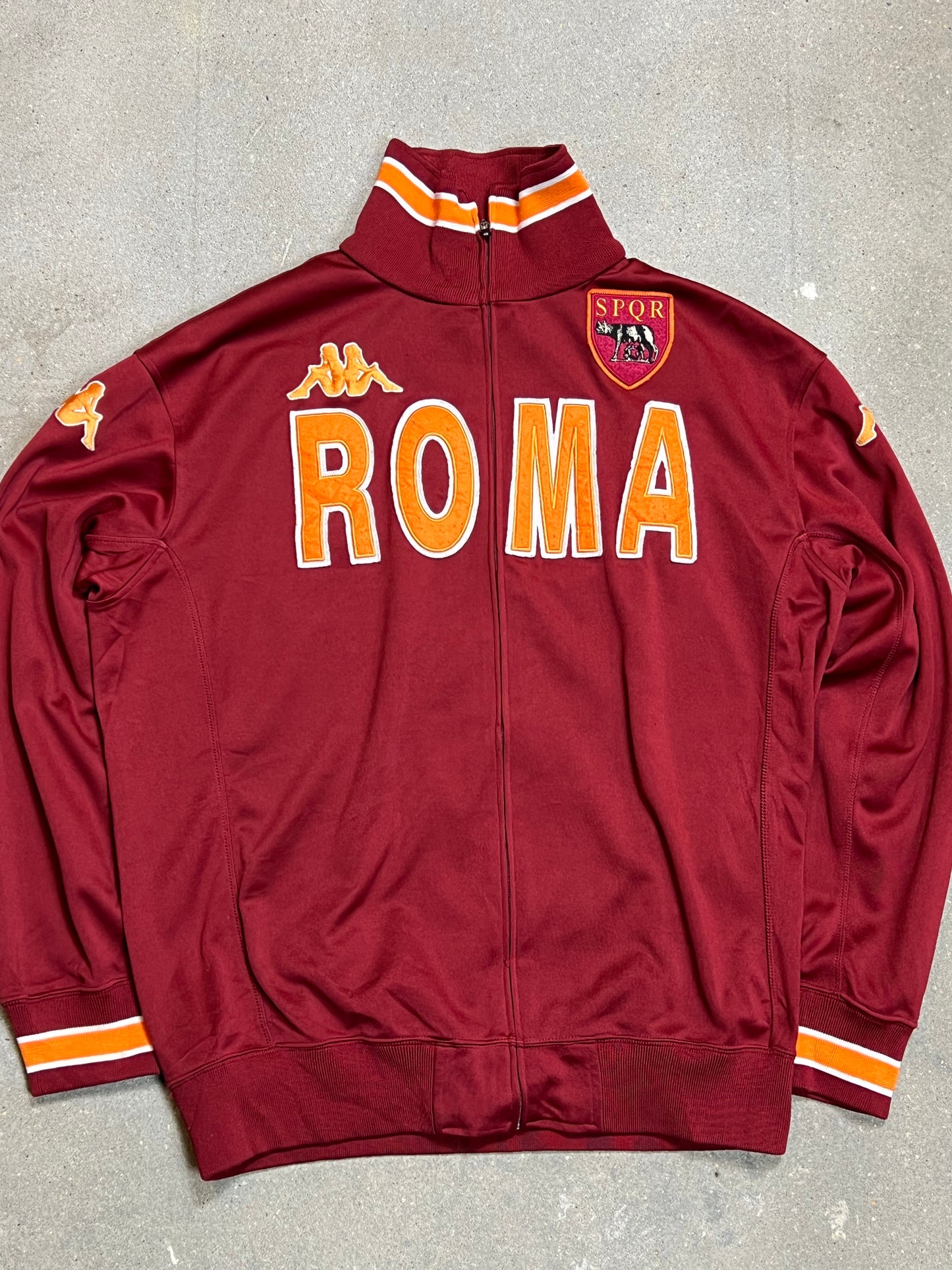 ROTE VINTAGE KAPPA ROMA TRAININGSJACKE (XXL)