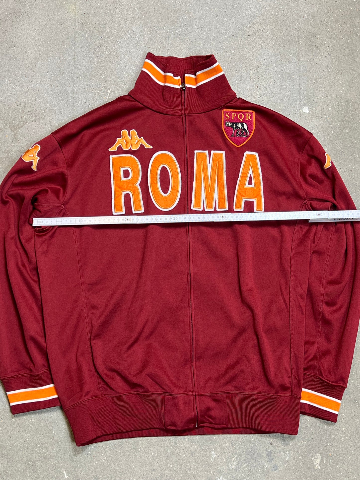 ROTE VINTAGE KAPPA ROMA TRAININGSJACKE (XXL)