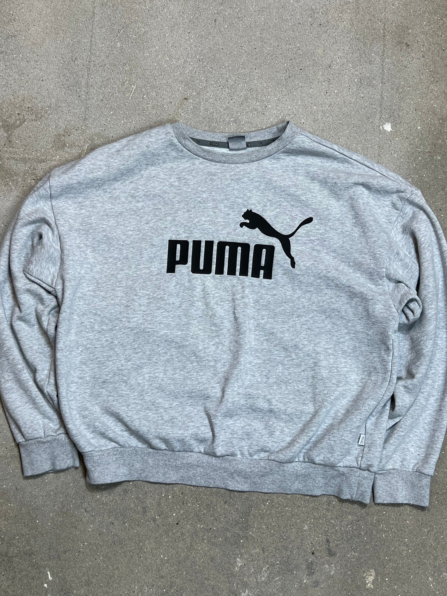 GRAUES VINTAGE-PUMA-SWEATSHIRT (XL)