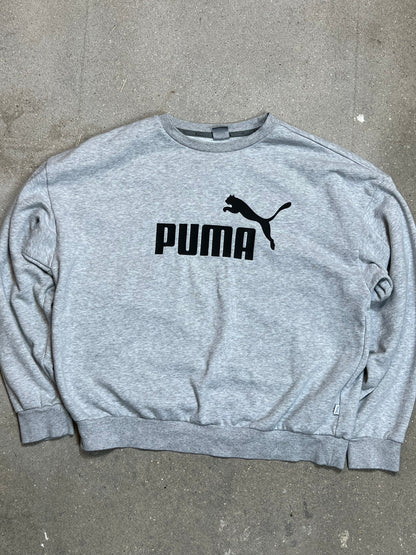 GRAUES VINTAGE-PUMA-SWEATSHIRT (XL)