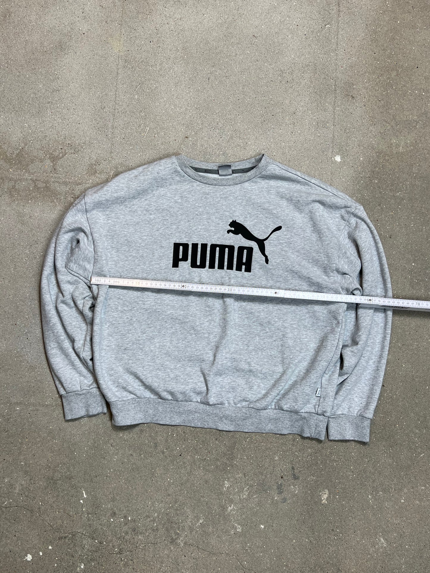 GRAUES VINTAGE-PUMA-SWEATSHIRT (XL)