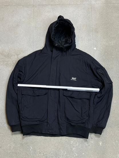 BLACK VINTAGE HELLY HANSON JACKET (LARGE)