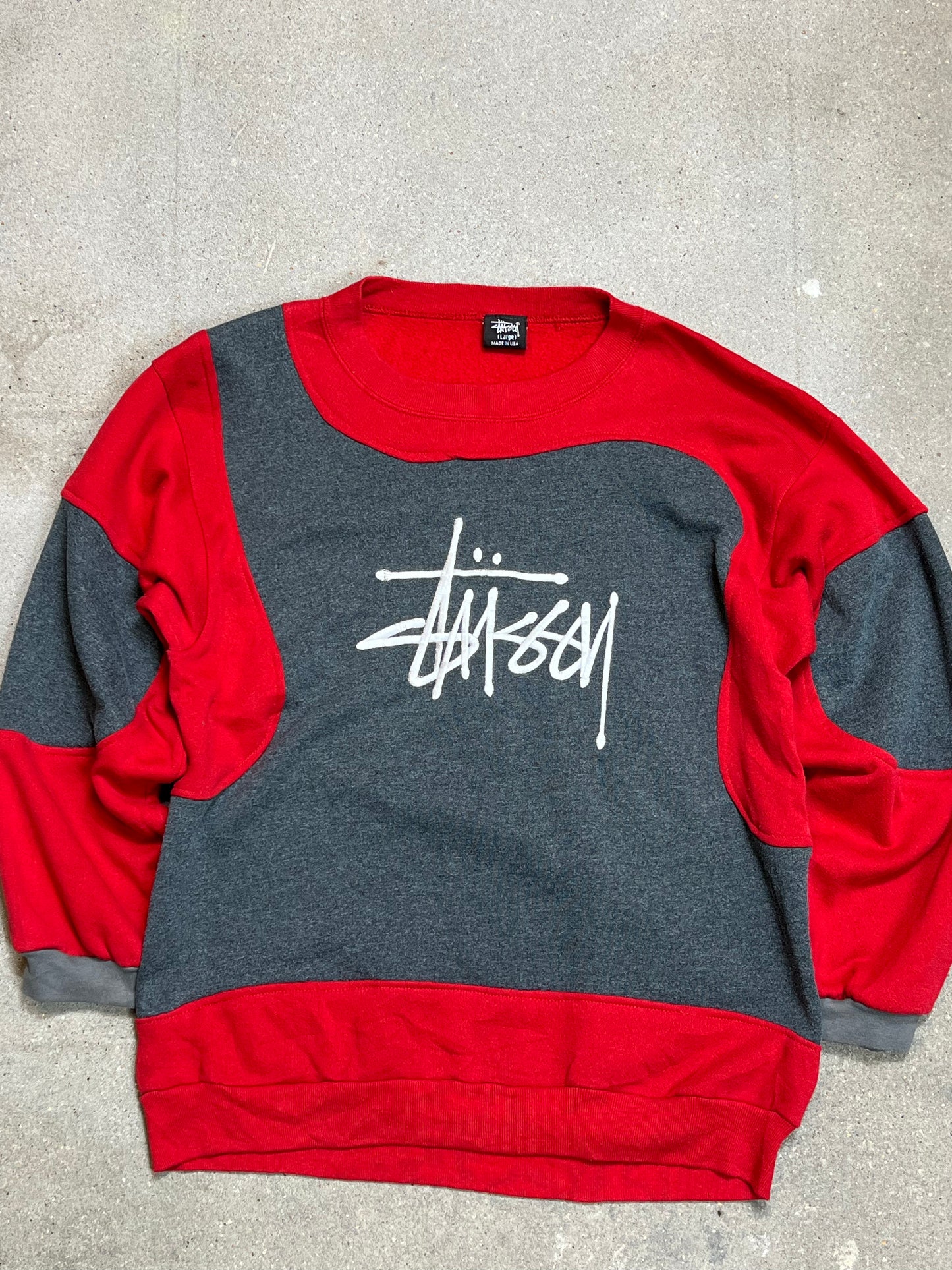 STUSSY VINTAGE REWORK SWEATSHIRT (KLEIN)