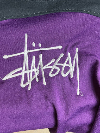 STUSSY VINTAGE RENEWED UPCYCLED SWEATSHIRT (XL)