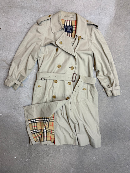 Khaki Vintage Kensington Burberry Trench coat (48 / Medium-Large) (48 RL NR95A)