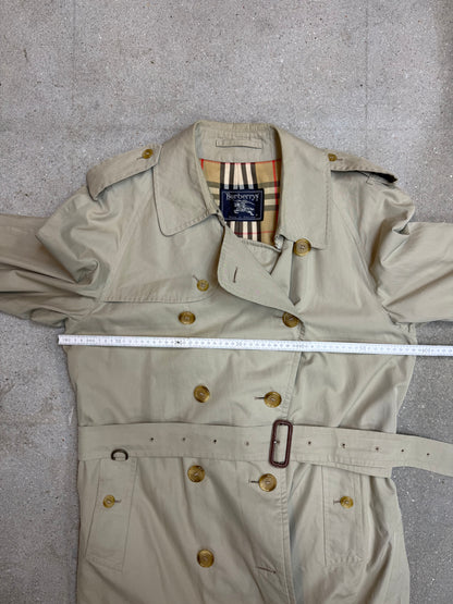 Khaki Vintage Kensington Burberry Trench coat (48 / Medium-Large) (48 RL NR95A)