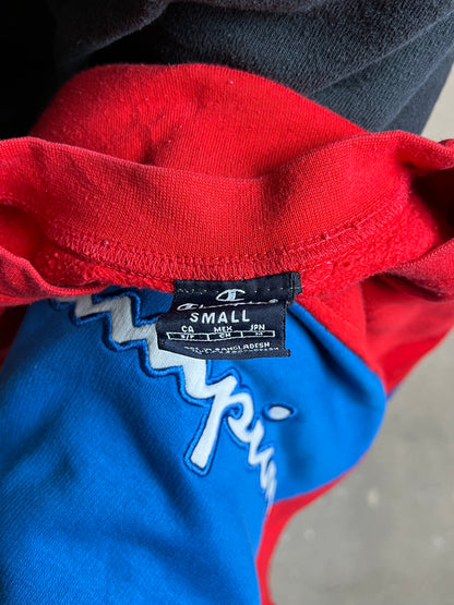 CHAMPION SPELL-OUT RENEWED UPCYCLED  SWEATSHIRT (XL)